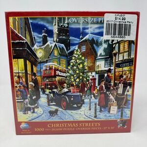 Jigsaw Puzzle 1000 Piece, Christmas Streets By Kevin Walsh, NIB Sealed
